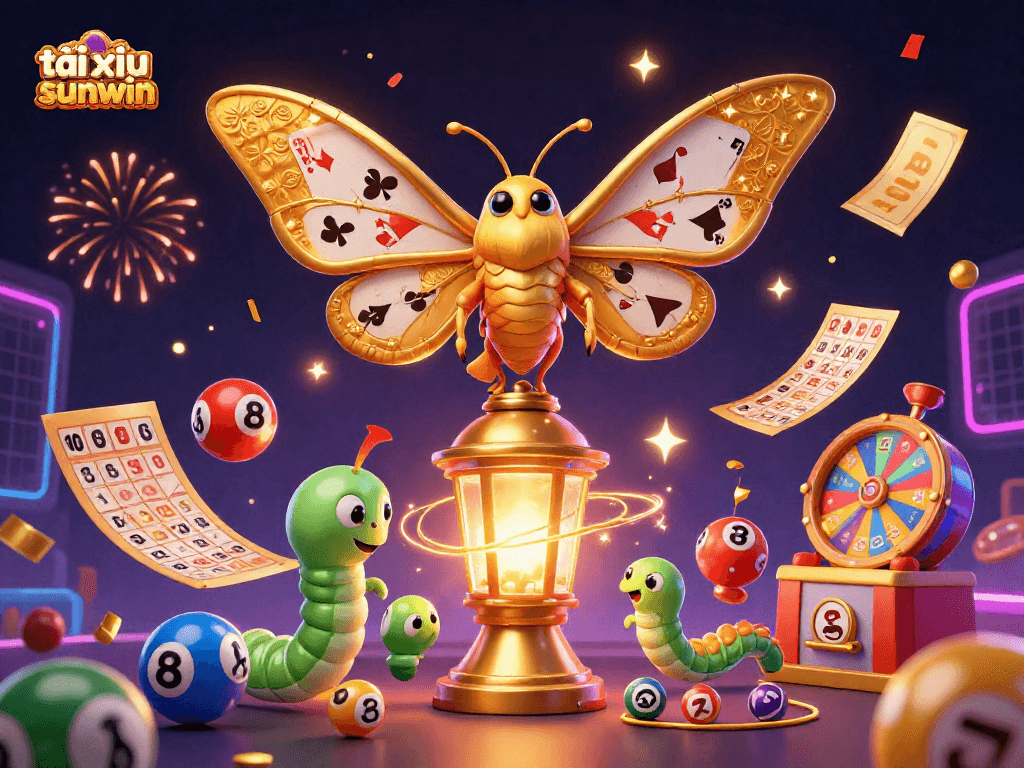 Engage in tài xỉu sunwin with vivid celebration scenes and dynamic casino elements.