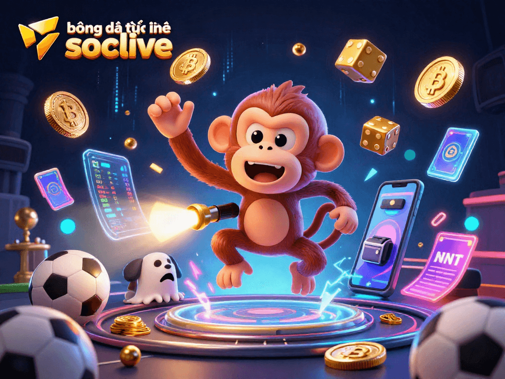 Bóng đá trực tuyến socolive offers thrilling sports betting with vibrant characters and dynamic casino elements.