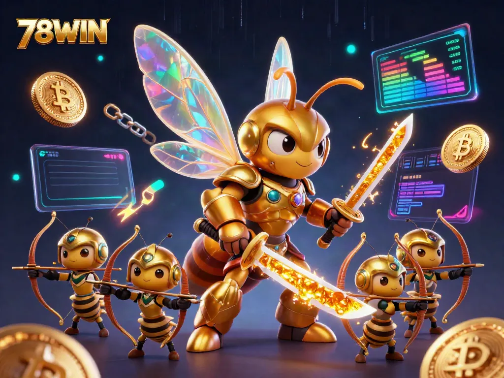 Engage in thrilling adventures at 78WIN with dynamic 3D casino illustration showcasing high-stakes gaming elements.