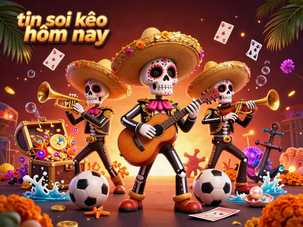 Experience thrilling sports betting insights with tin soi kèo hôm nay featuring lively mariachi characters.