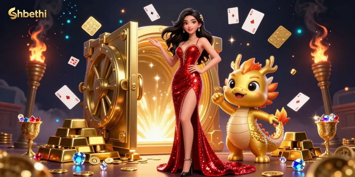 Join the excitement at shbethi with captivating games and stunning visuals in this dynamic casino scene.