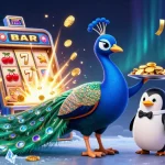 Winning at Sunwin with immersive casino games illustrated by exciting characters and elements.