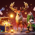 Engage with the top 10 nhà cái uy tín scene depicting strategic betting and vibrant casino elements for players.