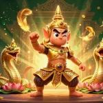 Experience VMAX nét with exciting casino action in this detailed 3D illustration featuring vibrant characters.