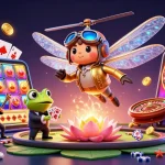 DABET offers a thrilling casino experience with vibrant characters and lively gameplay elements.