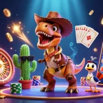 Experience big wins at ONE88 with a vibrant 3D casino scene featuring dynamic game elements and playful characters.
