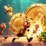 Experience the excitement of the lolajack casino welcome bonus with a vibrant illustration featuring energetic characters and dynamic gaming elements.